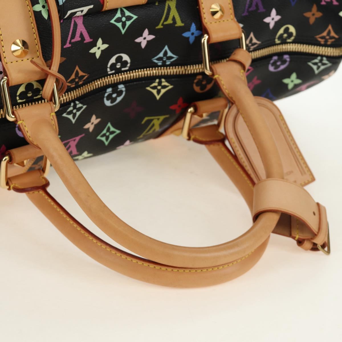 LOUIS VUITTON Multicolor Keepall 45 Boston Bag M92640 LV Auth 187965SAM