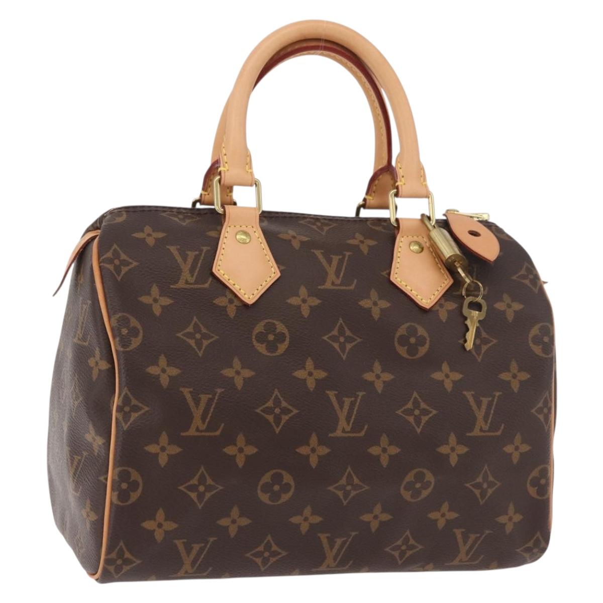 LOUIS VUITTON Monogram Speedy 25 Hand Bag M41528 LV Auth 187968SAV