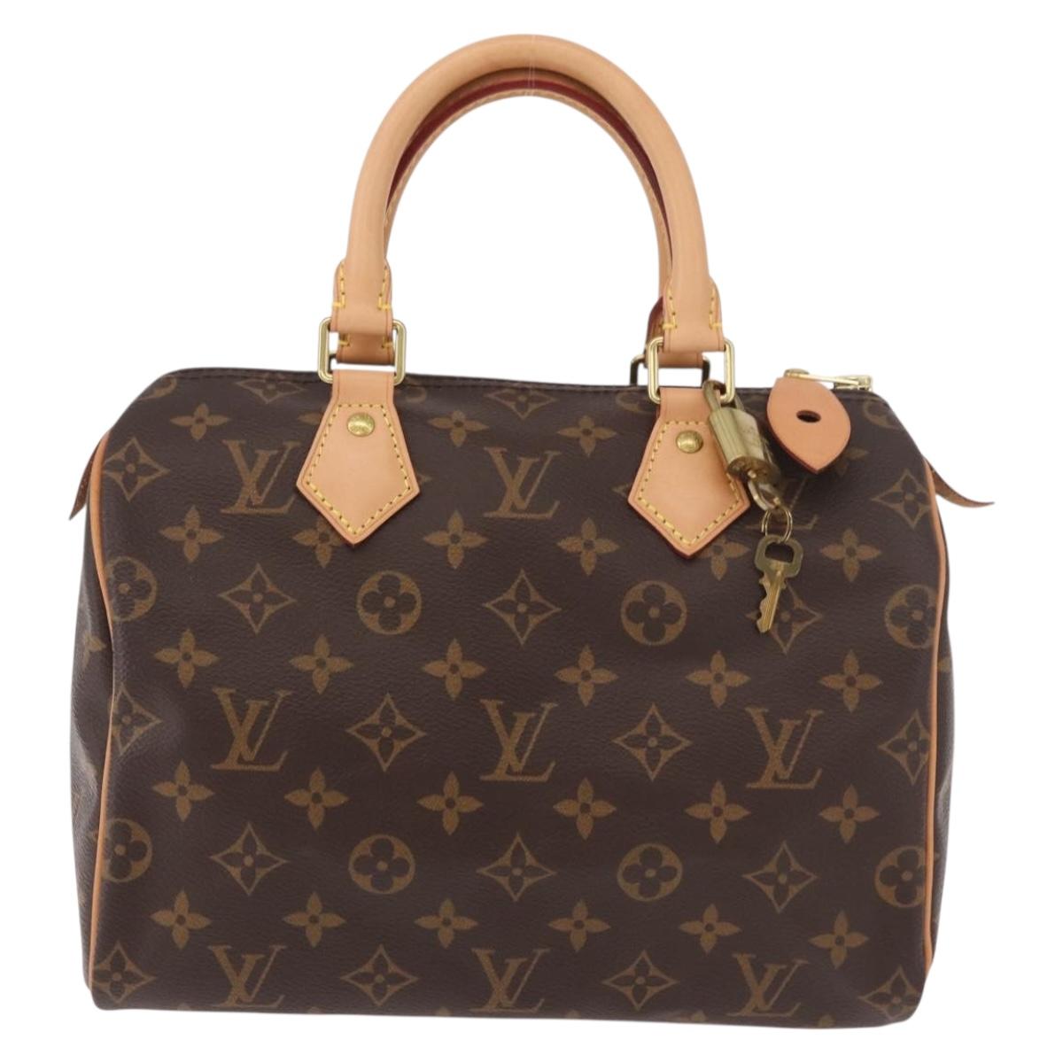 LOUIS VUITTON Monogram Speedy 25 Hand Bag M41528 LV Auth 187968SAV