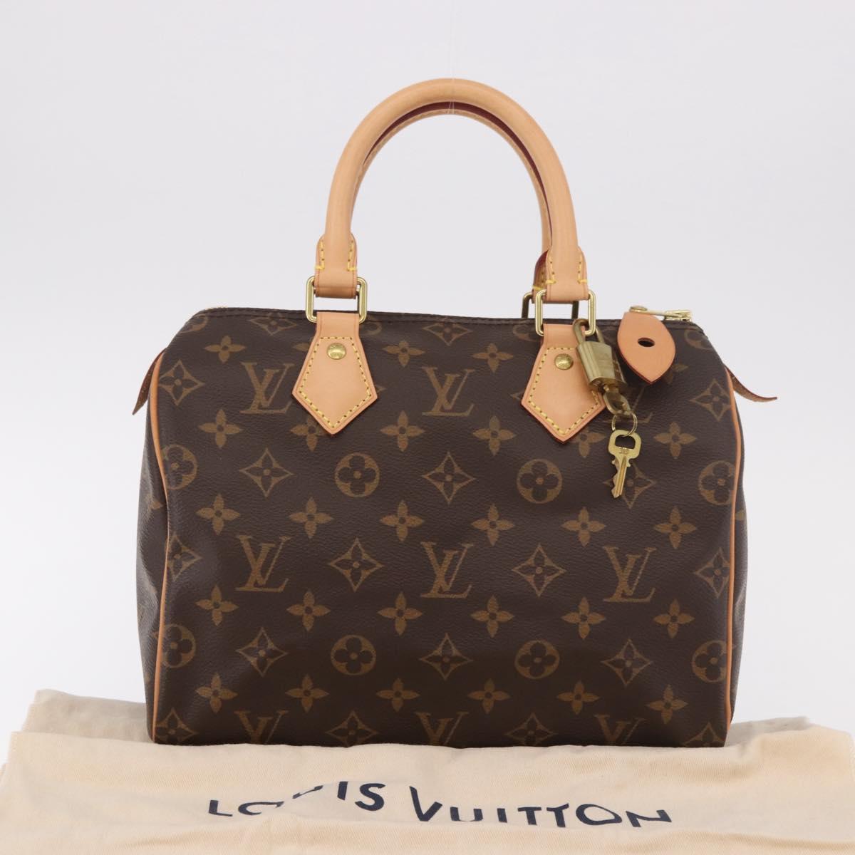 LOUIS VUITTON Monogram Speedy 25 Hand Bag M41528 LV Auth 187968SAV