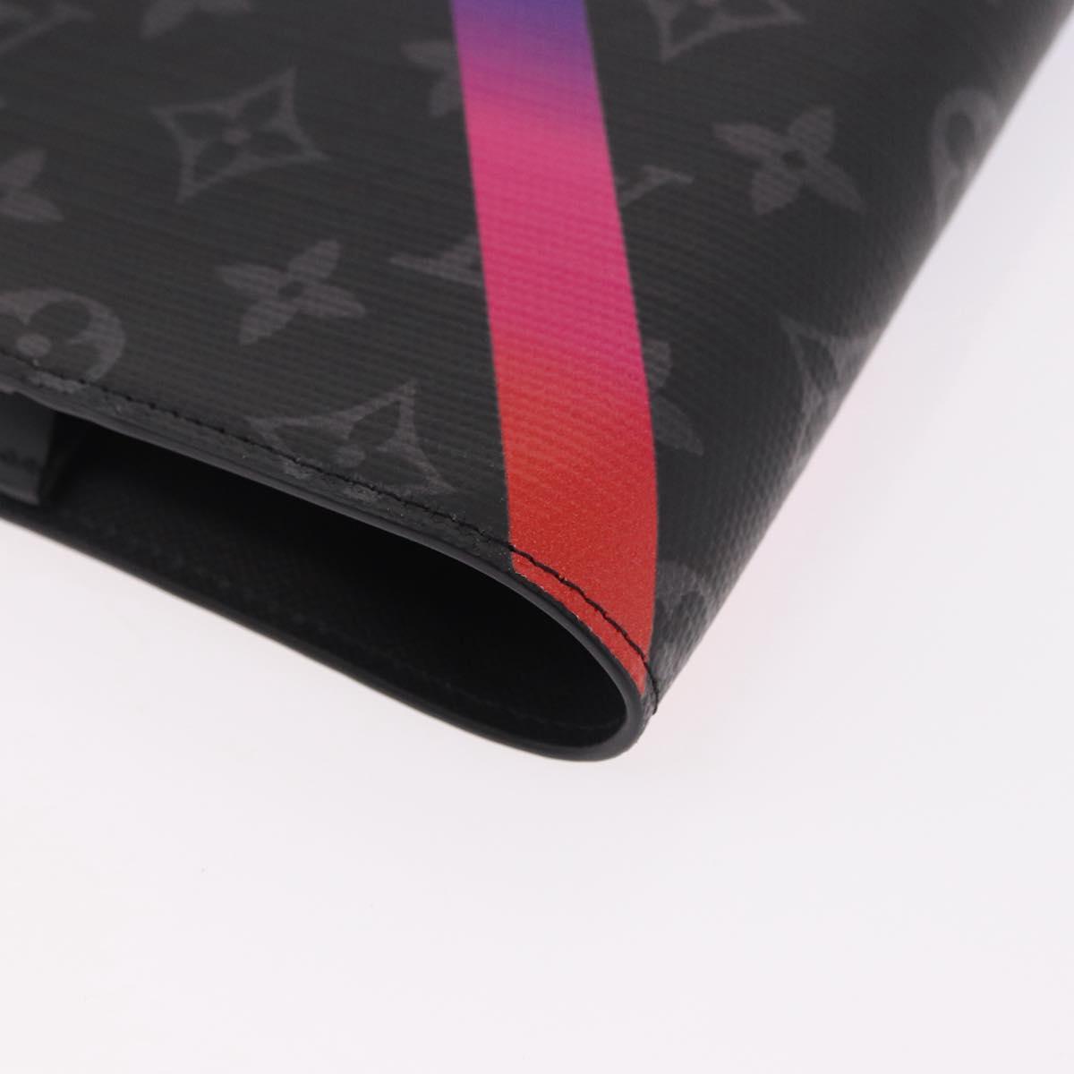 LOUIS VUITTON Monogram Eclipse Porte Documents Frank GM GI0399 LV Auth 187969SAM