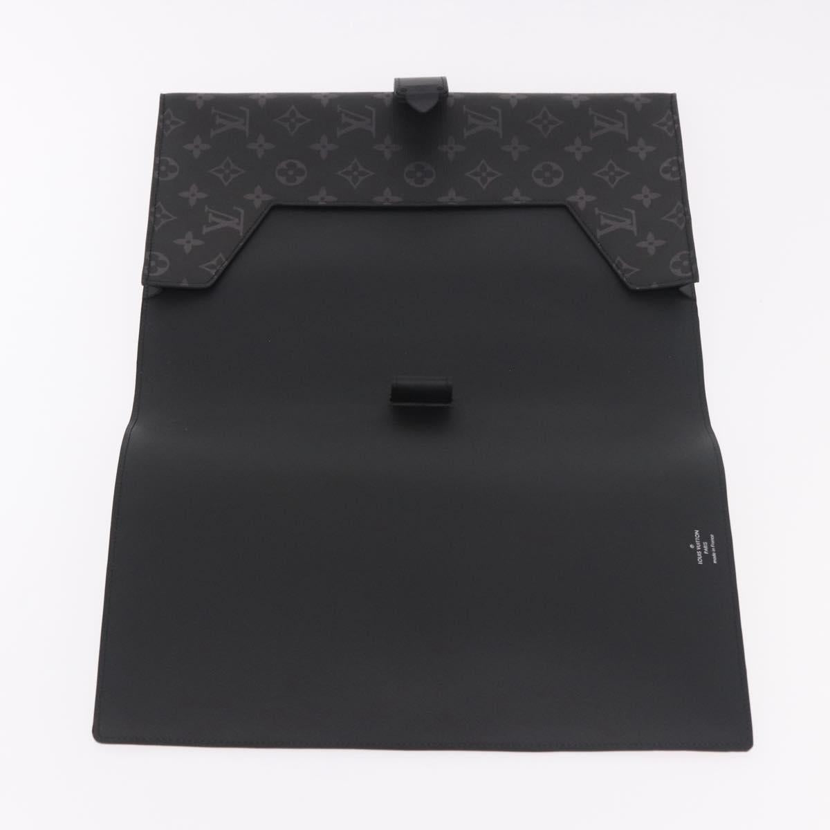 LOUIS VUITTON Monogram Eclipse Porte Documents Frank GM GI0399 LV Auth 187969SAM