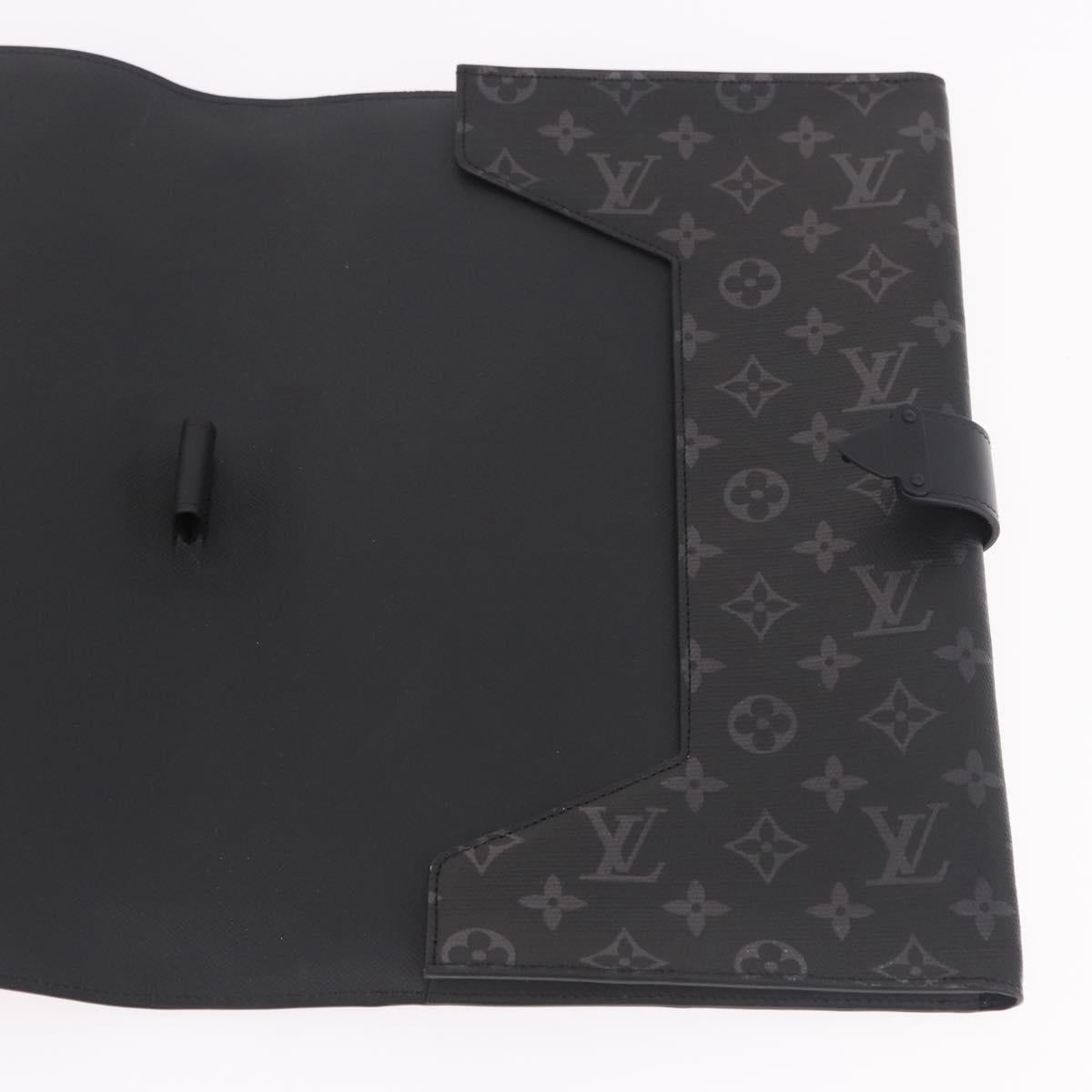 LOUIS VUITTON Monogram Eclipse Porte Documents Frank GM GI0399 LV Auth 187969SAM