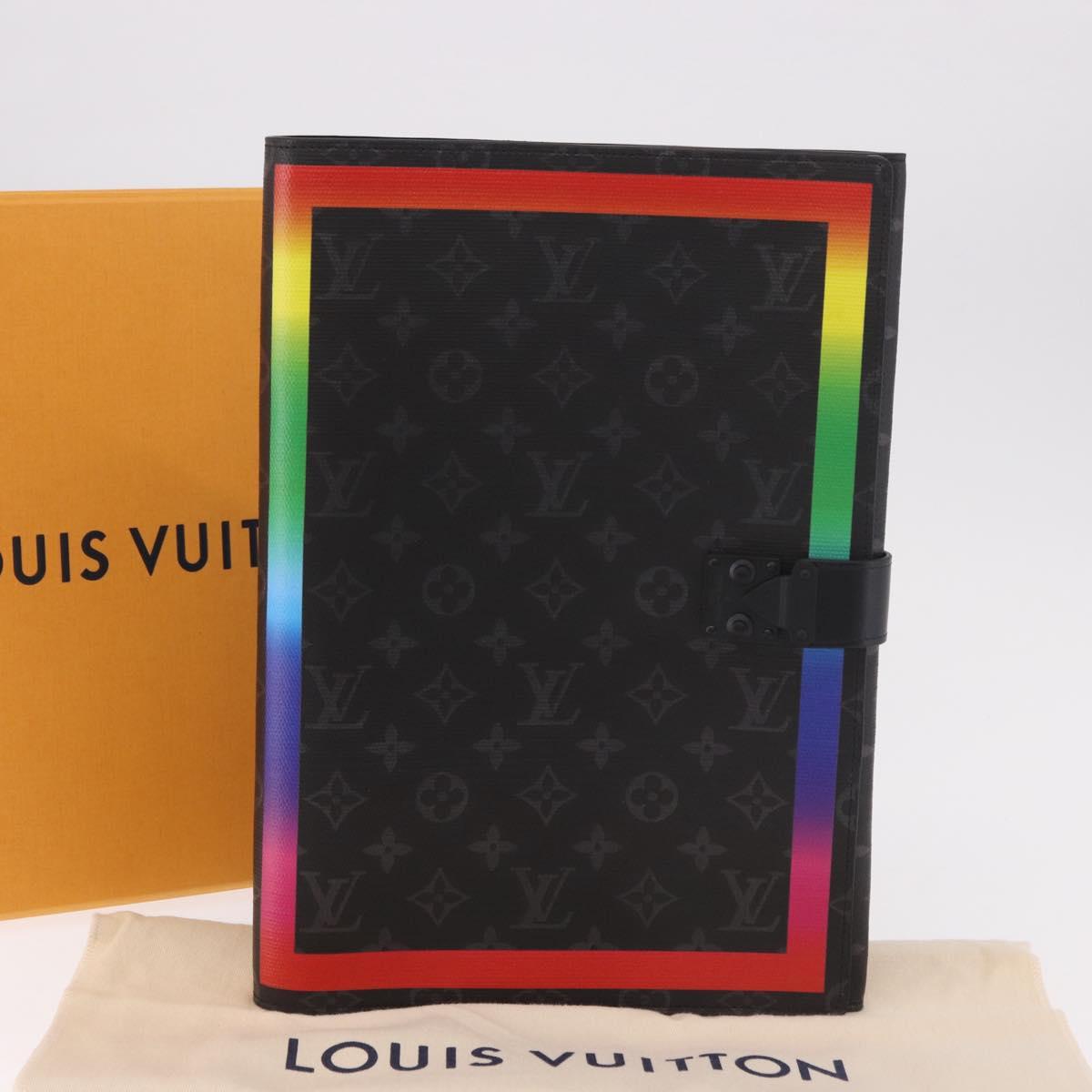 LOUIS VUITTON Monogram Eclipse Porte Documents Frank GM GI0399 LV Auth 187969SAM