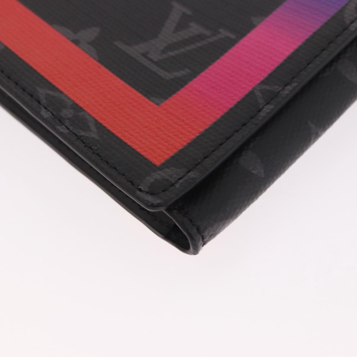 LOUIS VUITTON Monogram Eclipse Porte Documents Frank GM GI0399 LV Auth 187969SAM