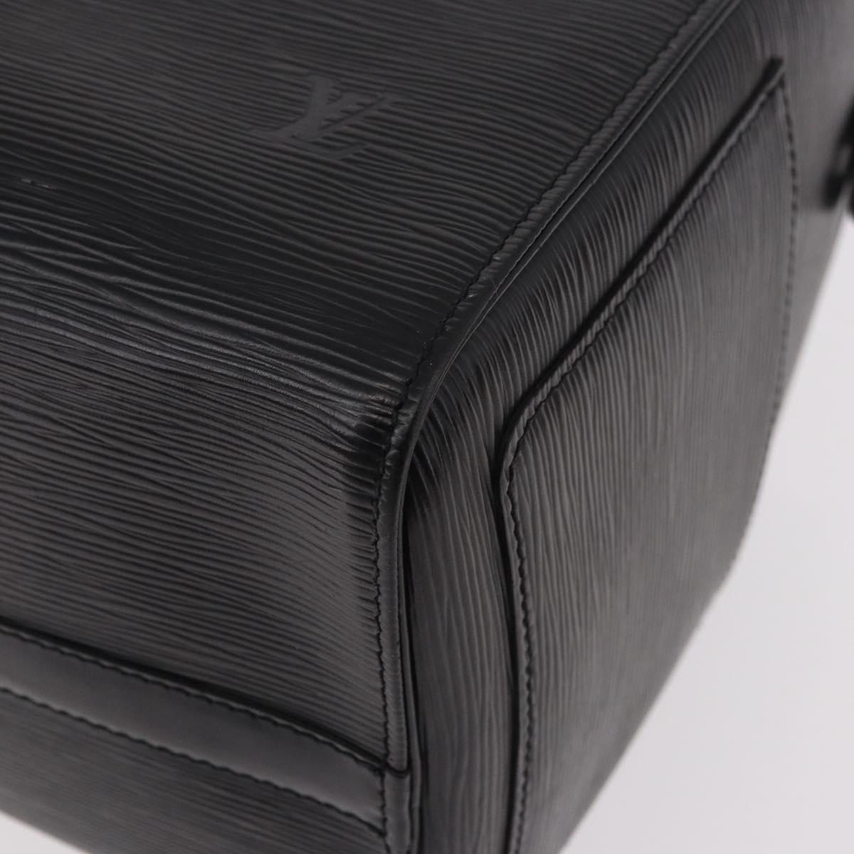 LOUIS VUITTON Epi Speedy 35 Hand Bag Noir Black M42992 LV Auth 187972V