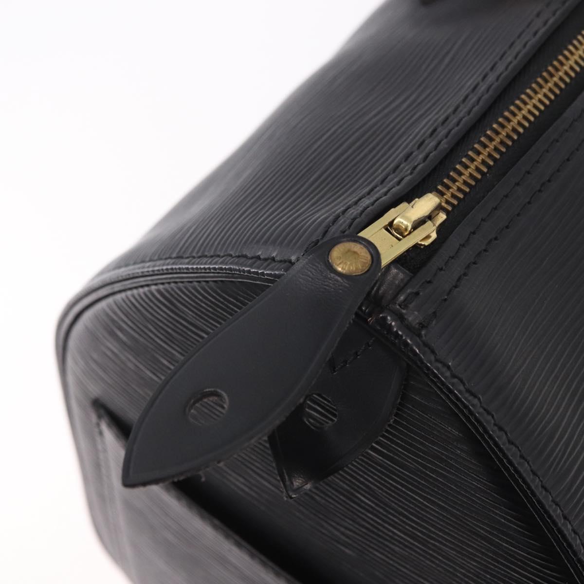 LOUIS VUITTON Epi Speedy 35 Hand Bag Noir Black M42992 LV Auth 187972V