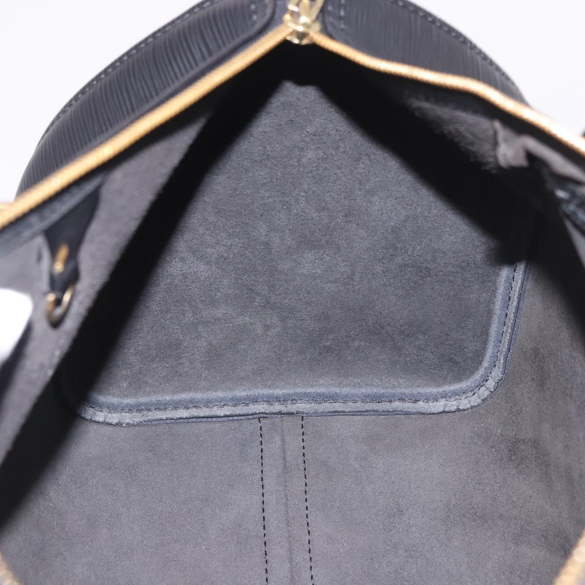 LOUIS VUITTON Epi Speedy 35 Hand Bag Noir Black M42992 LV Auth 187972V