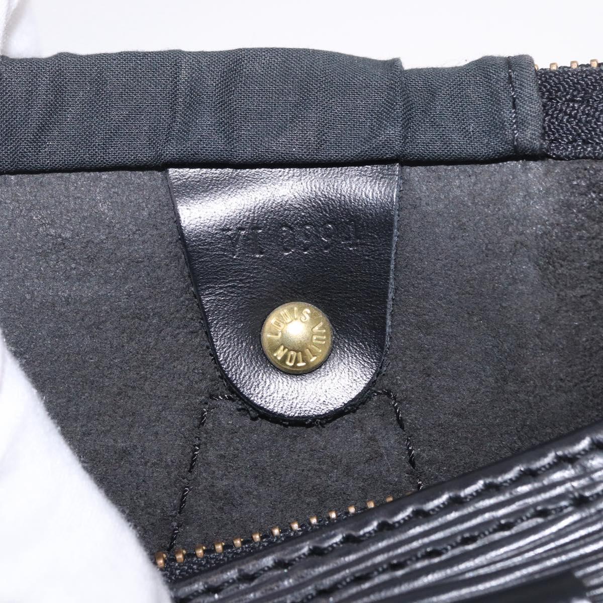LOUIS VUITTON Epi Speedy 35 Hand Bag Noir Black M42992 LV Auth 187972V