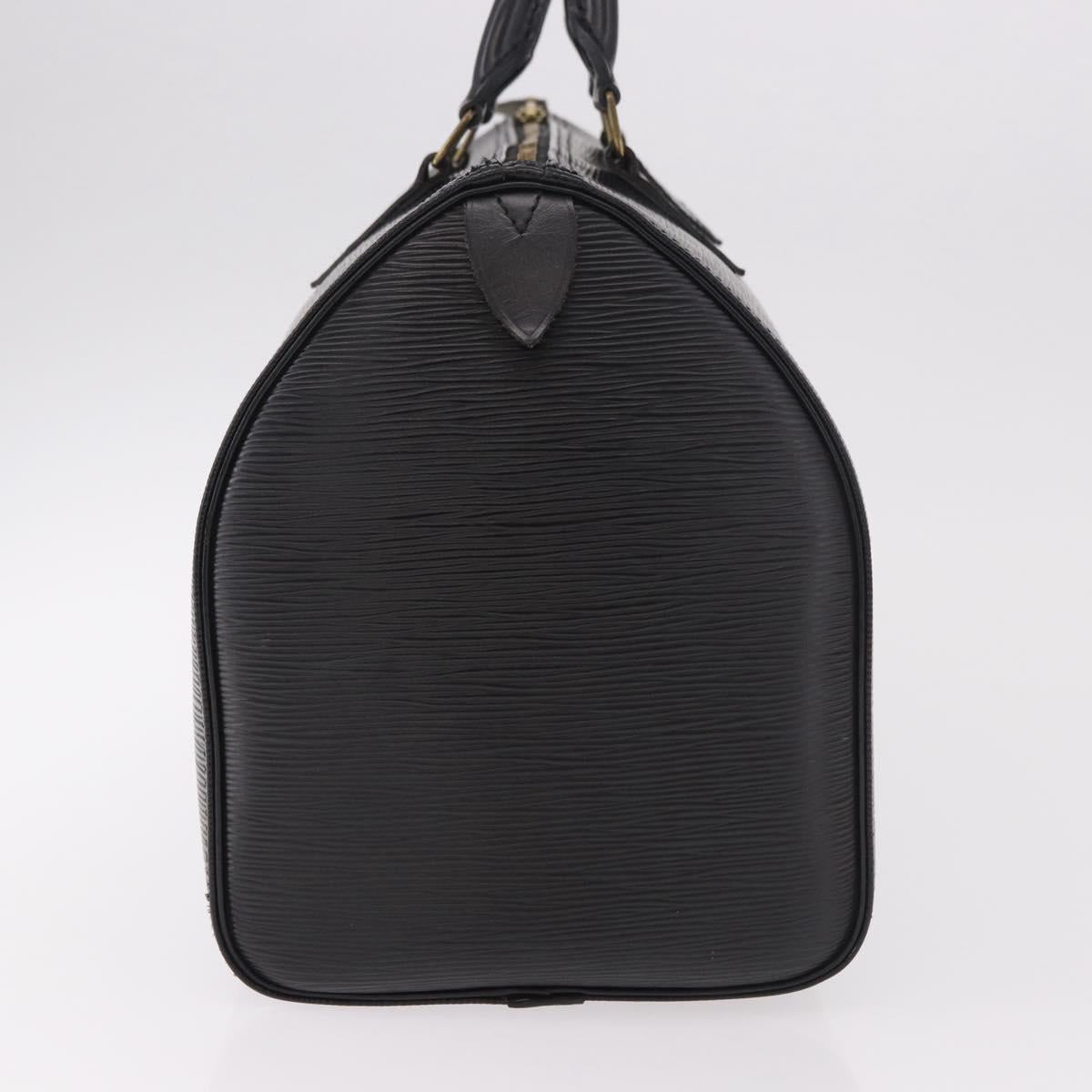 LOUIS VUITTON Epi Speedy 35 Hand Bag Noir Black M42992 LV Auth 187972V