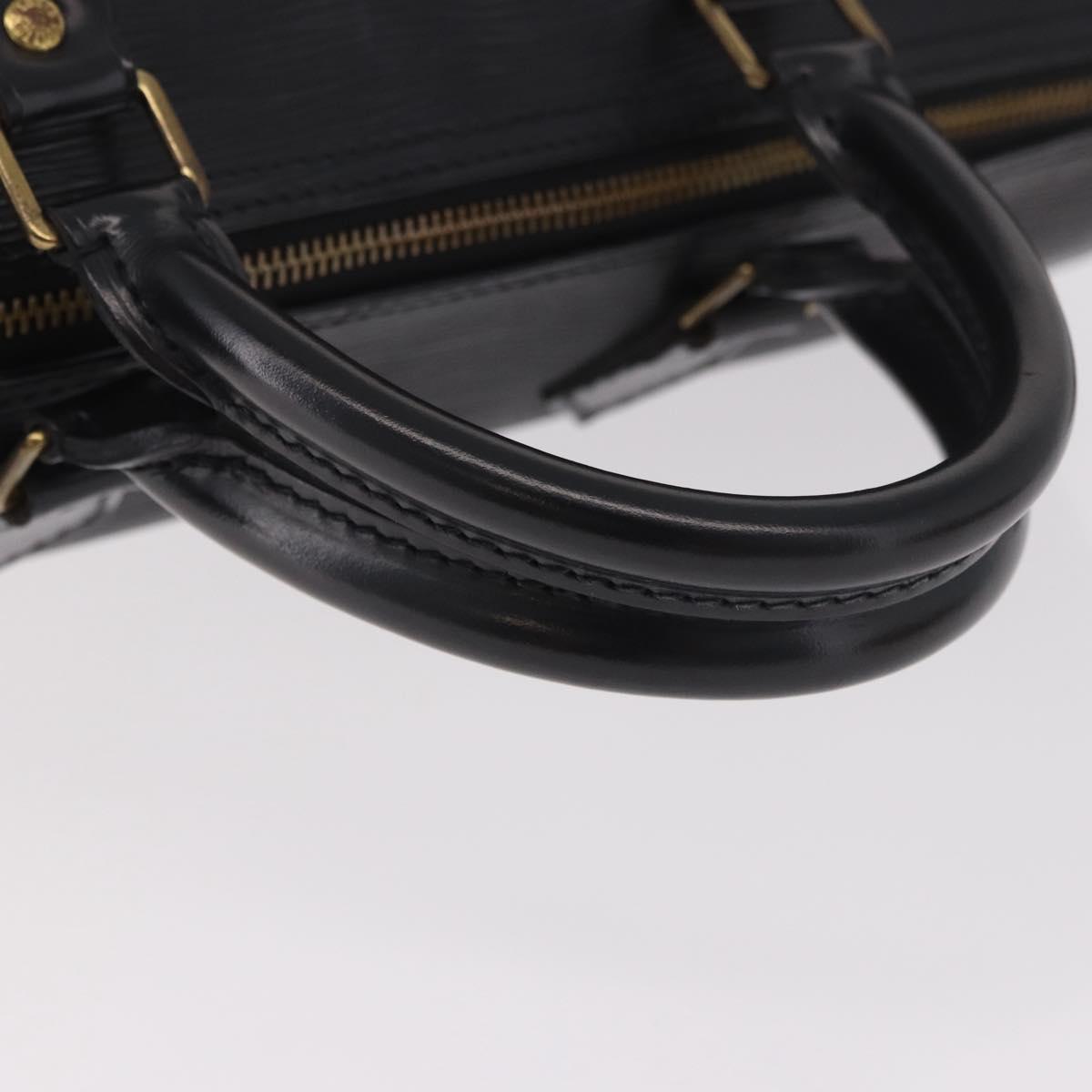 LOUIS VUITTON Epi Speedy 35 Hand Bag Noir Black M42992 LV Auth 187972V