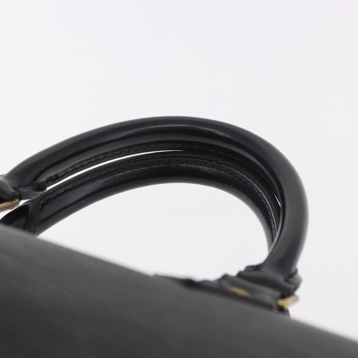 LOUIS VUITTON Epi Speedy 35 Hand Bag Noir Black M42992 LV Auth 187972V