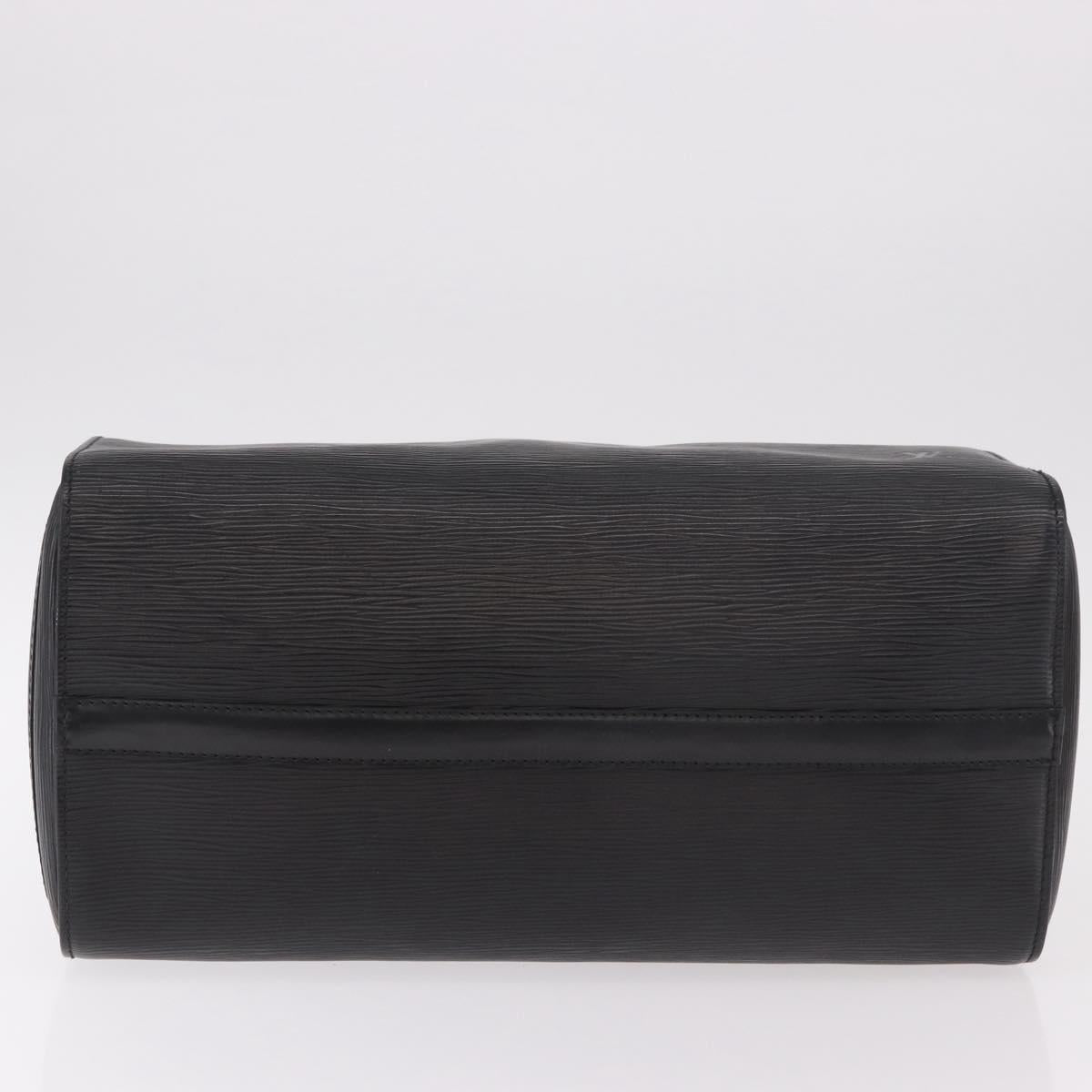 LOUIS VUITTON Epi Speedy 35 Hand Bag Noir Black M42992 LV Auth 187972V