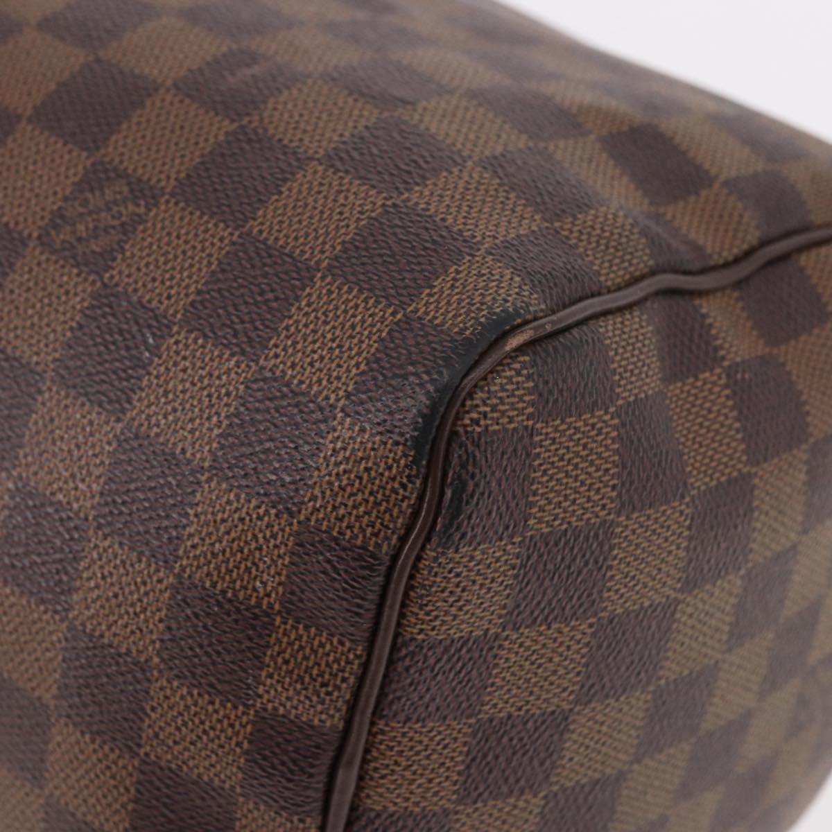 LOUIS VUITTON Damier Azur Speedy 30 Hand Bag N41533 LV Auth 187976V