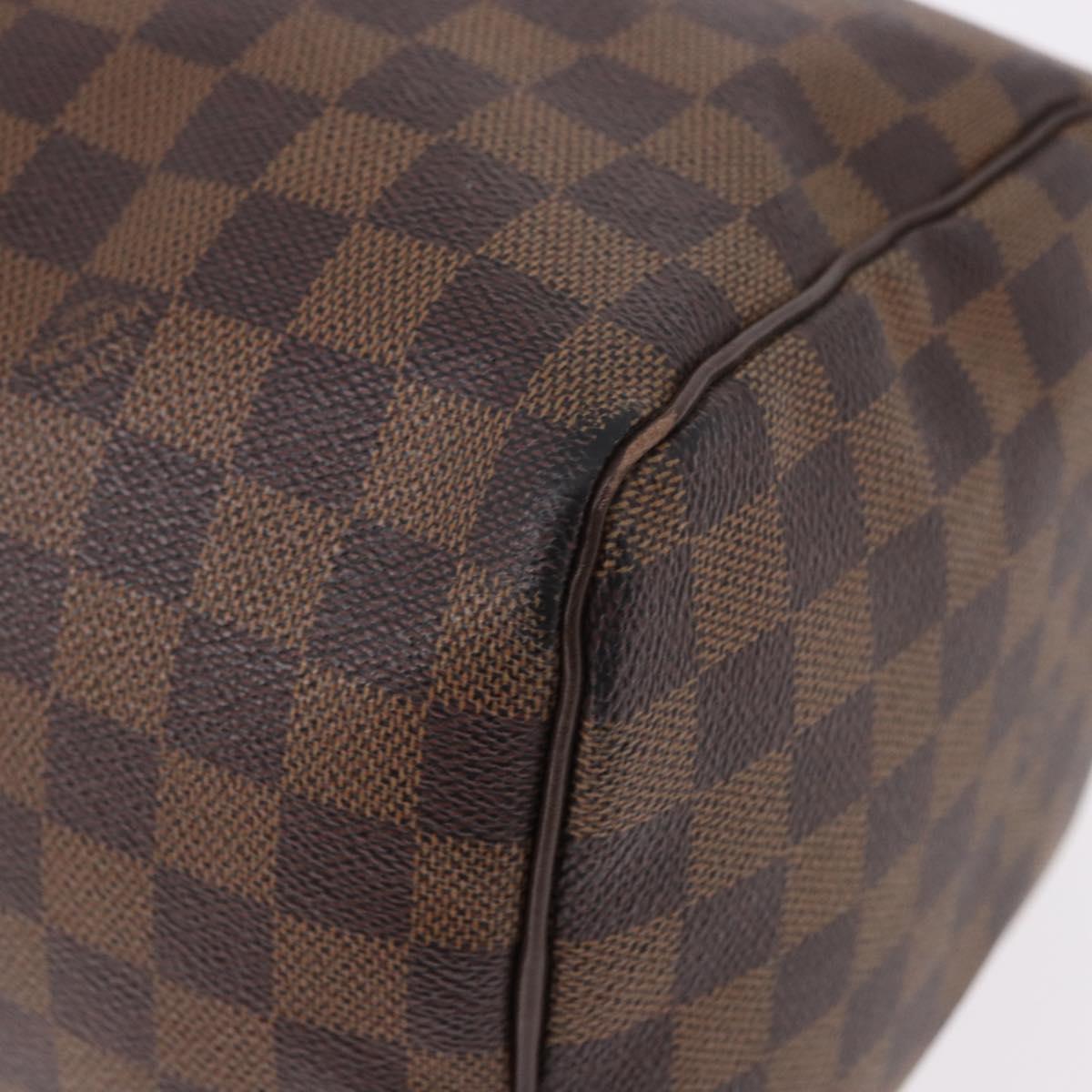 LOUIS VUITTON Damier Azur Speedy 30 Hand Bag N41533 LV Auth 187976V