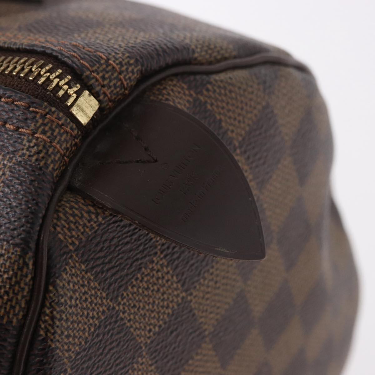 LOUIS VUITTON Damier Azur Speedy 30 Hand Bag N41533 LV Auth 187976V