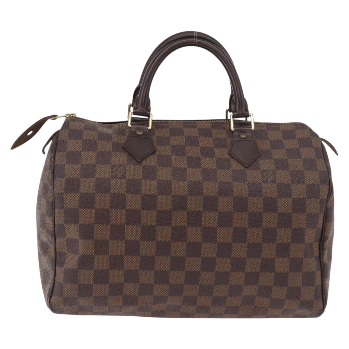 LOUIS VUITTON Damier Azur Speedy 30 Hand Bag N41533 LV Auth 187976V