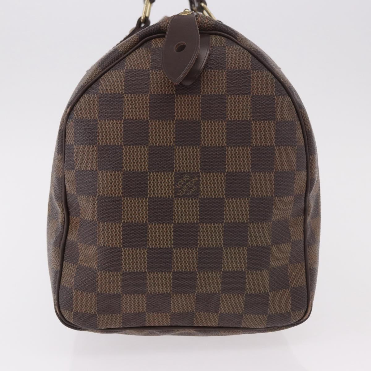 LOUIS VUITTON Damier Azur Speedy 30 Hand Bag N41533 LV Auth 187976V