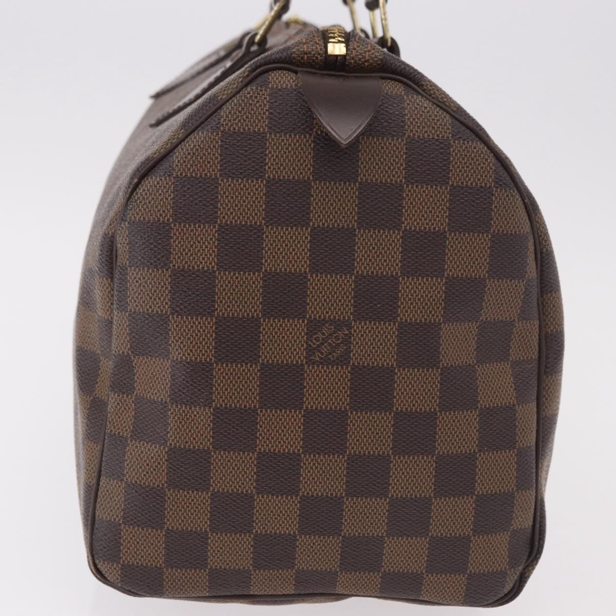 LOUIS VUITTON Damier Azur Speedy 30 Hand Bag N41533 LV Auth 187976V