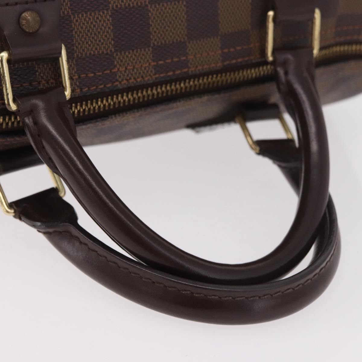 LOUIS VUITTON Damier Azur Speedy 30 Hand Bag N41533 LV Auth 187976V