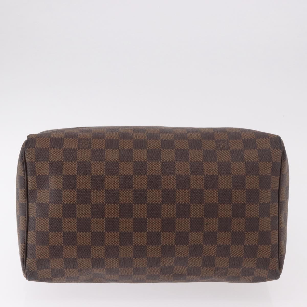 LOUIS VUITTON Damier Azur Speedy 30 Hand Bag N41533 LV Auth 187976V