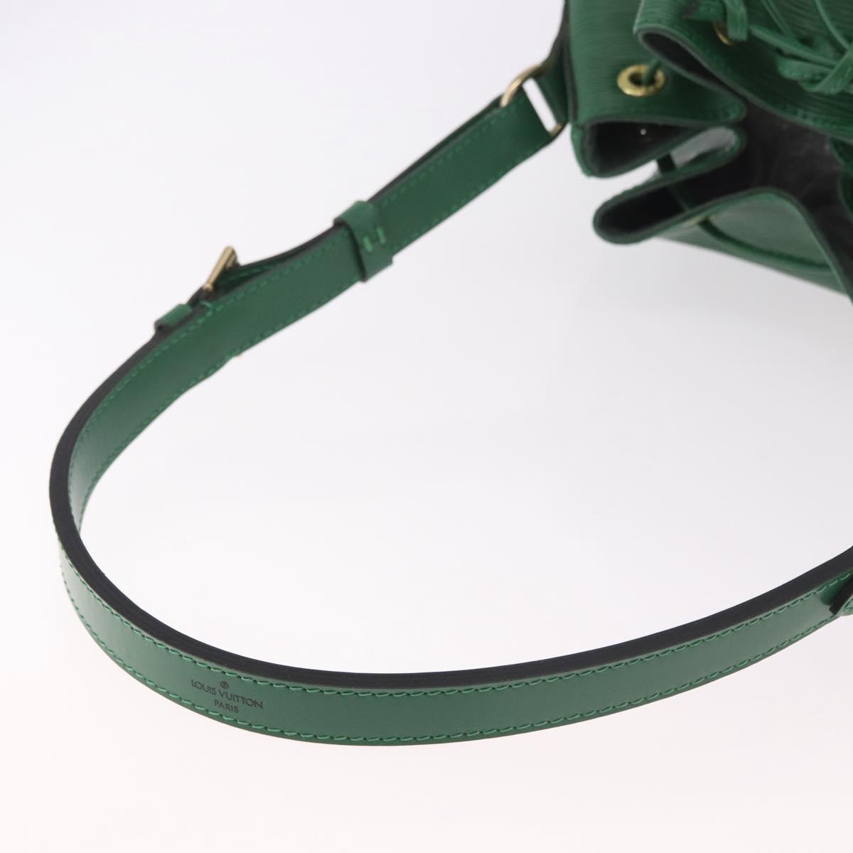 LOUIS VUITTON Epi Petit Noe Shoulder Bag Green M44104 LV Auth 187979V