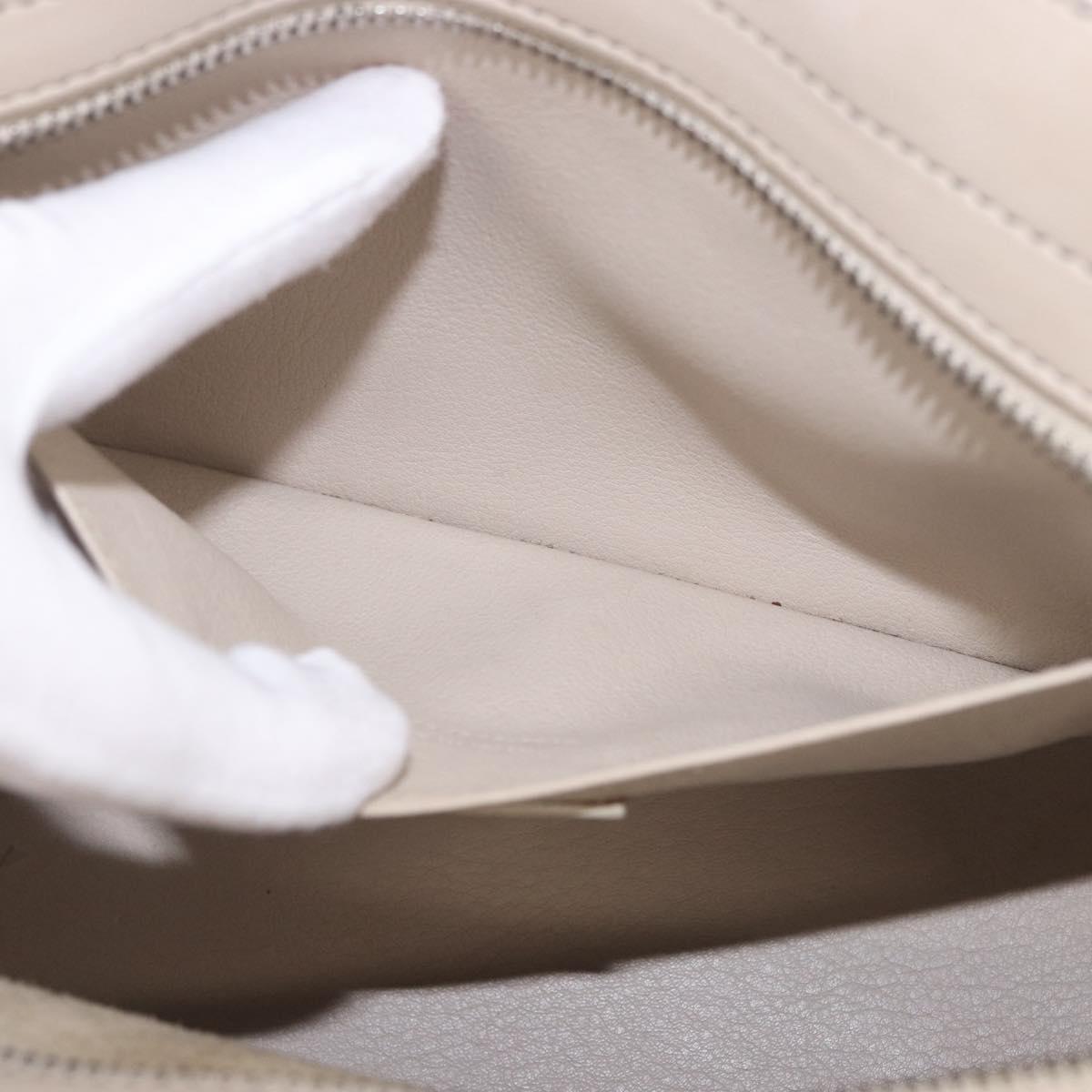 SAINT LAURENT Leather Baby Cabas Hand Bag 2way Auth 187980A