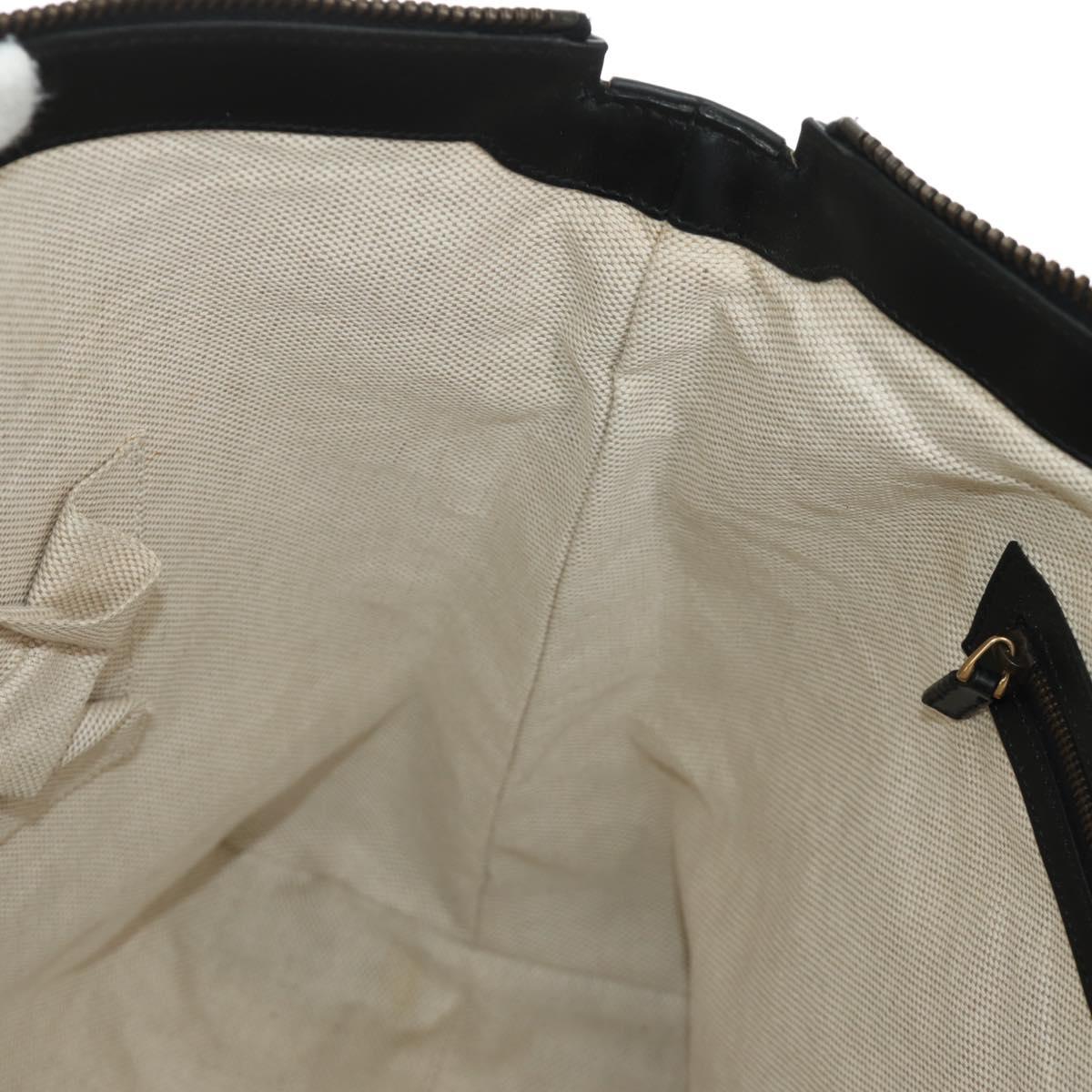 GUCCI GG Canvas Tote Bag 2way Beige Gold 296875 Auth 187995V