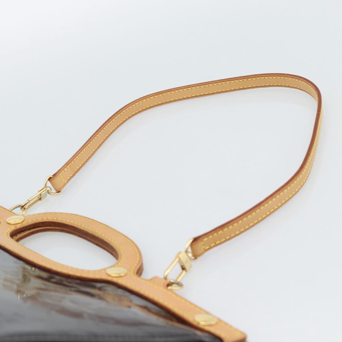 LOUIS VUITTON Vernis Roxbury Drive Hand Bag Amarante M91995 LV Auth 187998V
