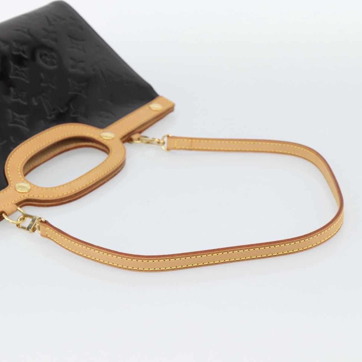 LOUIS VUITTON Vernis Roxbury Drive Hand Bag Amarante M91995 LV Auth 187998V