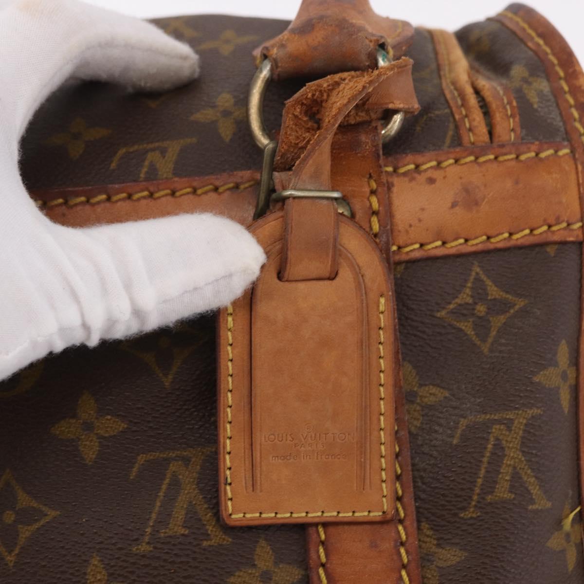 LOUIS VUITTON Monogram Sac Chasseur 30 Boston Bag LV Auth 188014