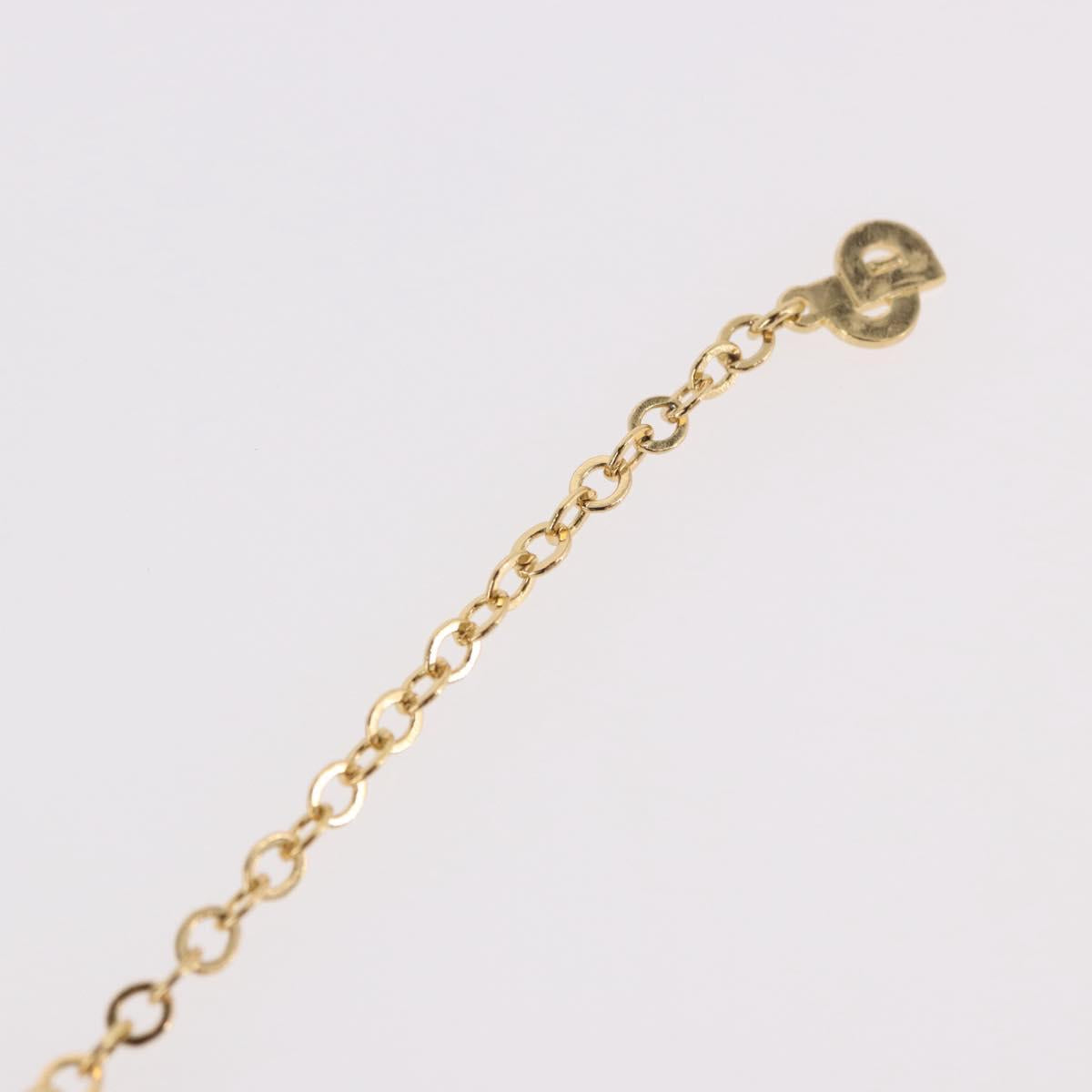 Christian Dior Necklace metal Gold Tone Auth 188025V
