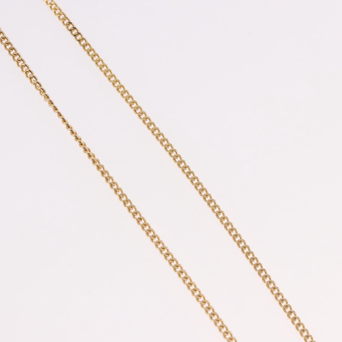 Christian Dior Necklace metal Gold Tone Auth 188025V