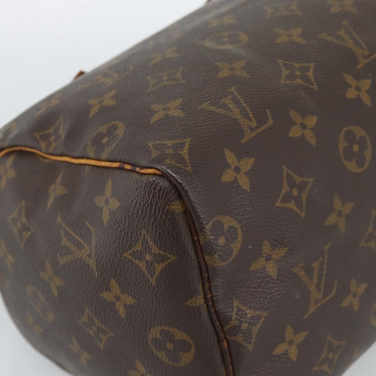 LOUIS VUITTON Monogram Speedy 25 Hand Bag M41528 LV Auth 188040A