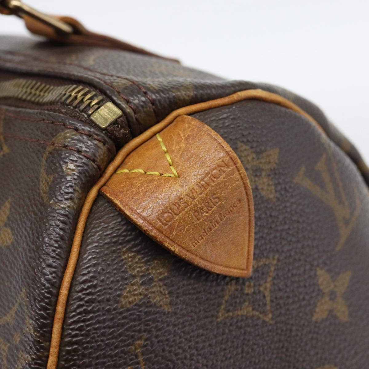 LOUIS VUITTON Monogram Speedy 25 Hand Bag M41528 LV Auth 188040A