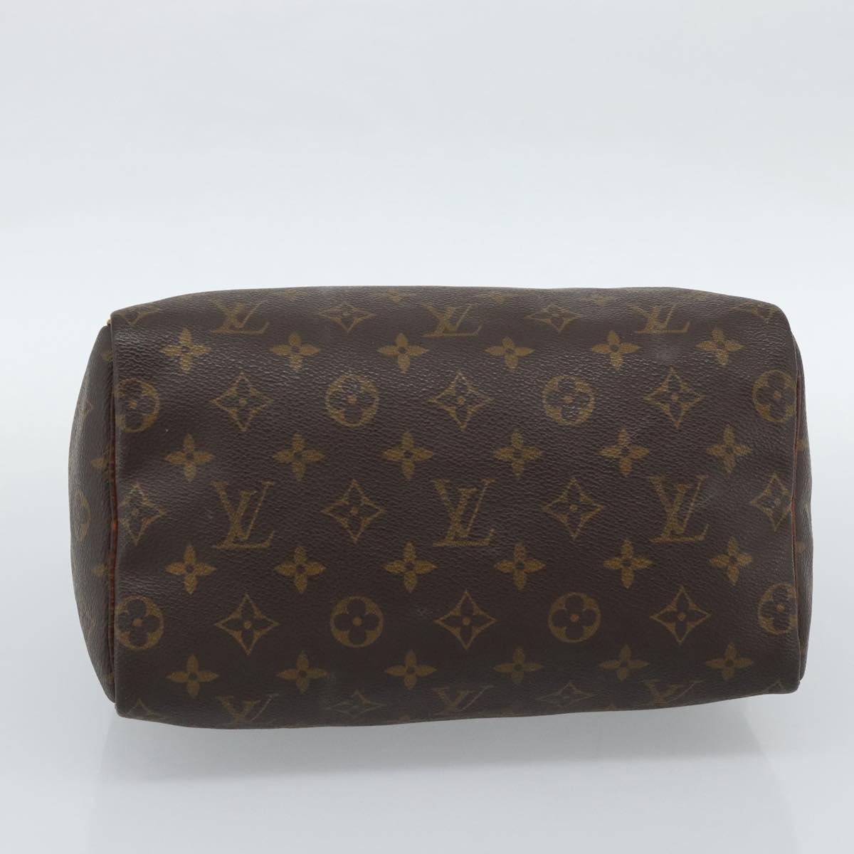 LOUIS VUITTON Monogram Speedy 25 Hand Bag M41528 LV Auth 188040A