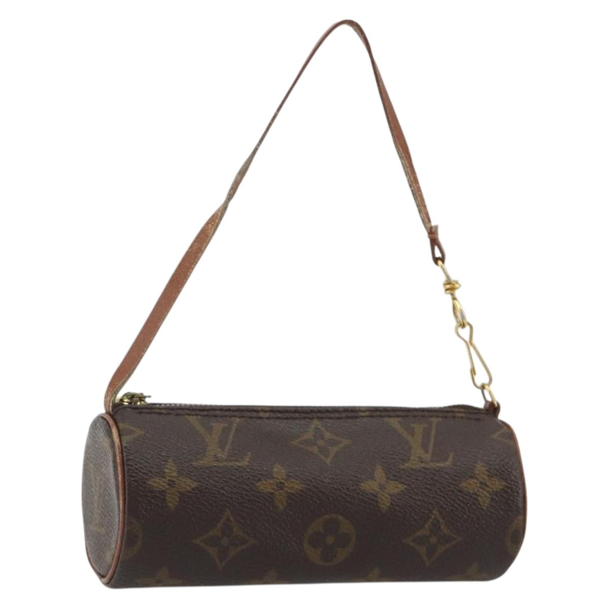 LOUIS VUITTON Monogram Papillon Pouch LV Auth 188044