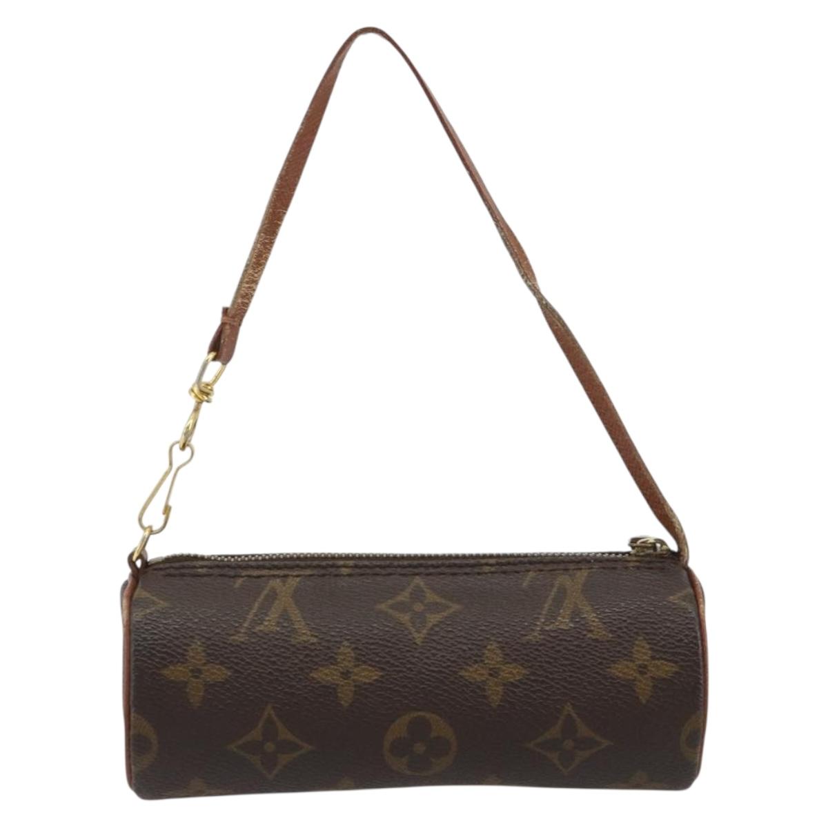LOUIS VUITTON Monogram Papillon Pouch LV Auth 188044
