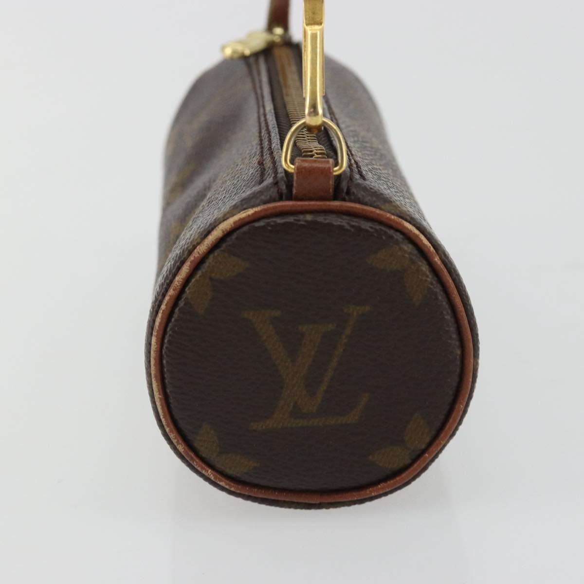 LOUIS VUITTON Monogram Papillon Pouch LV Auth 188044