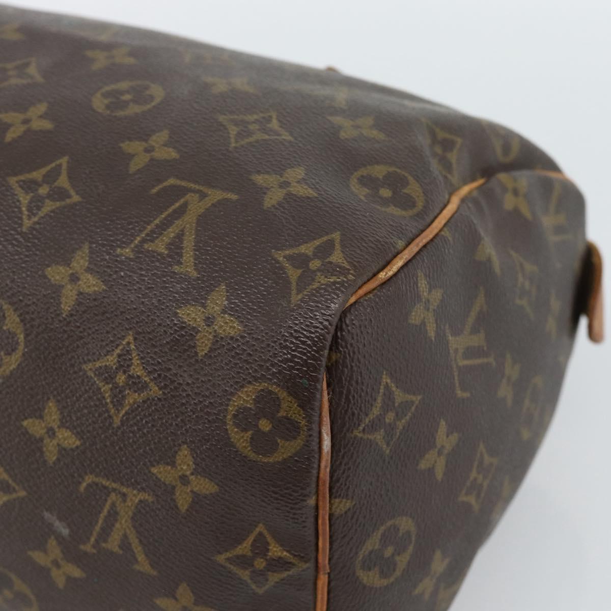 LOUIS VUITTON Monogram Speedy 25 Hand Bag M41528 LV Auth 188045A