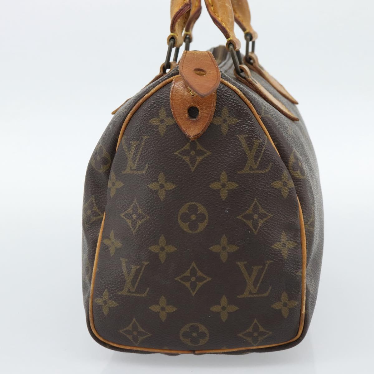 LOUIS VUITTON Monogram Speedy 25 Hand Bag M41528 LV Auth 188045A