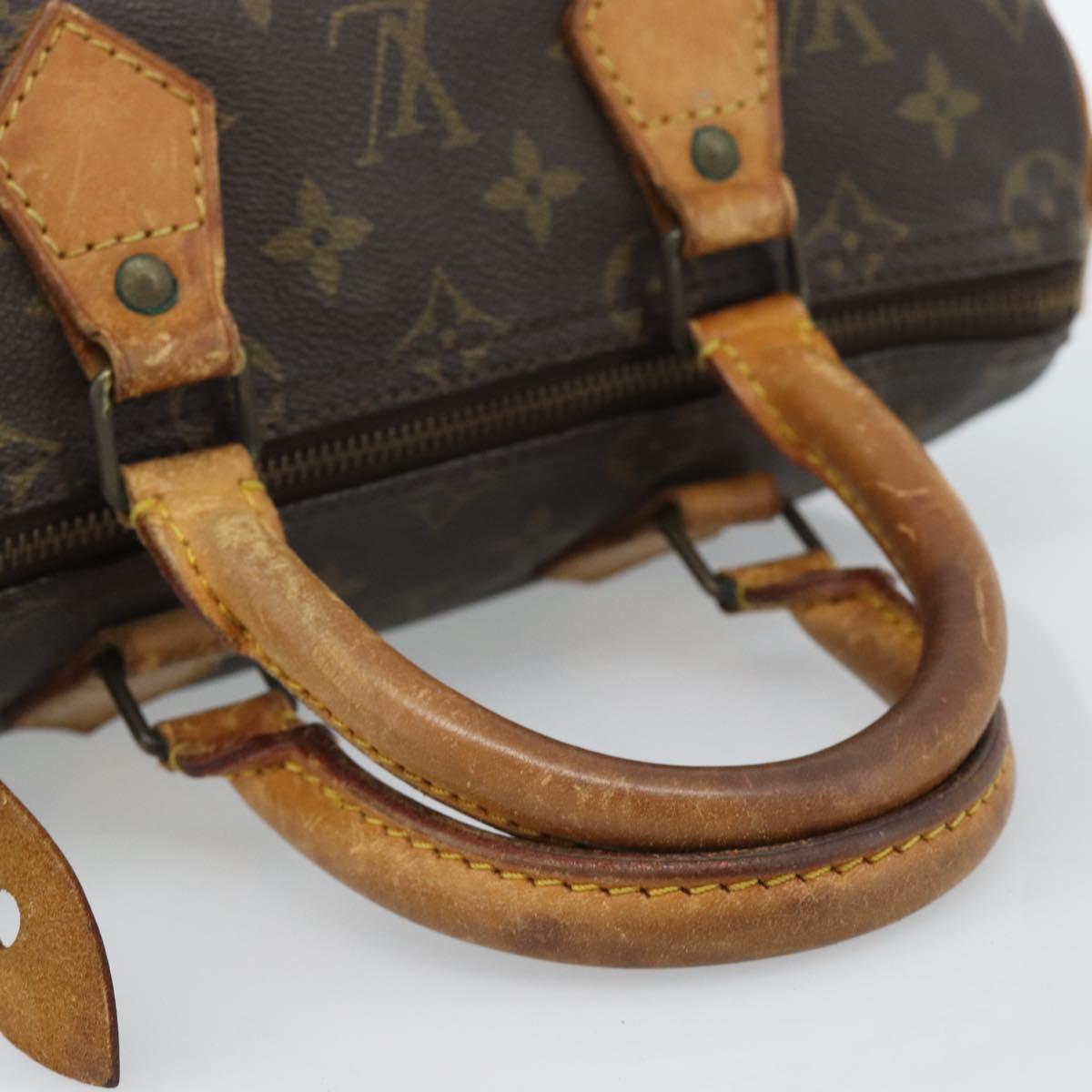 LOUIS VUITTON Monogram Speedy 25 Hand Bag M41528 LV Auth 188045A