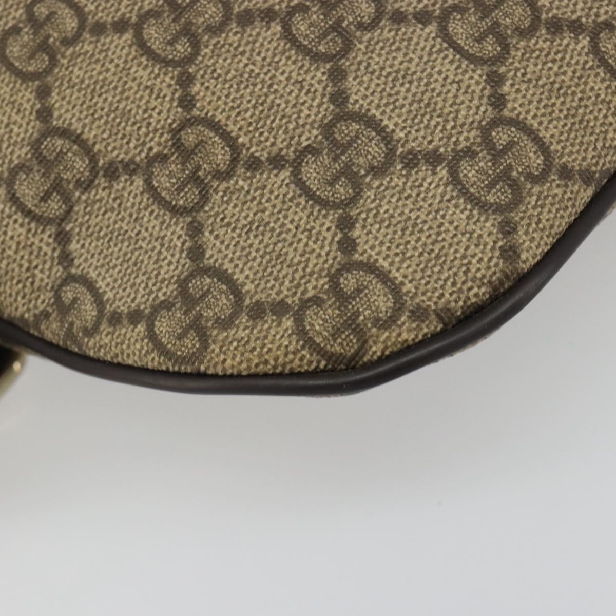 GUCCI GG Supreme Body Bag Body Bag PVC Beige 233269 Auth 188048A