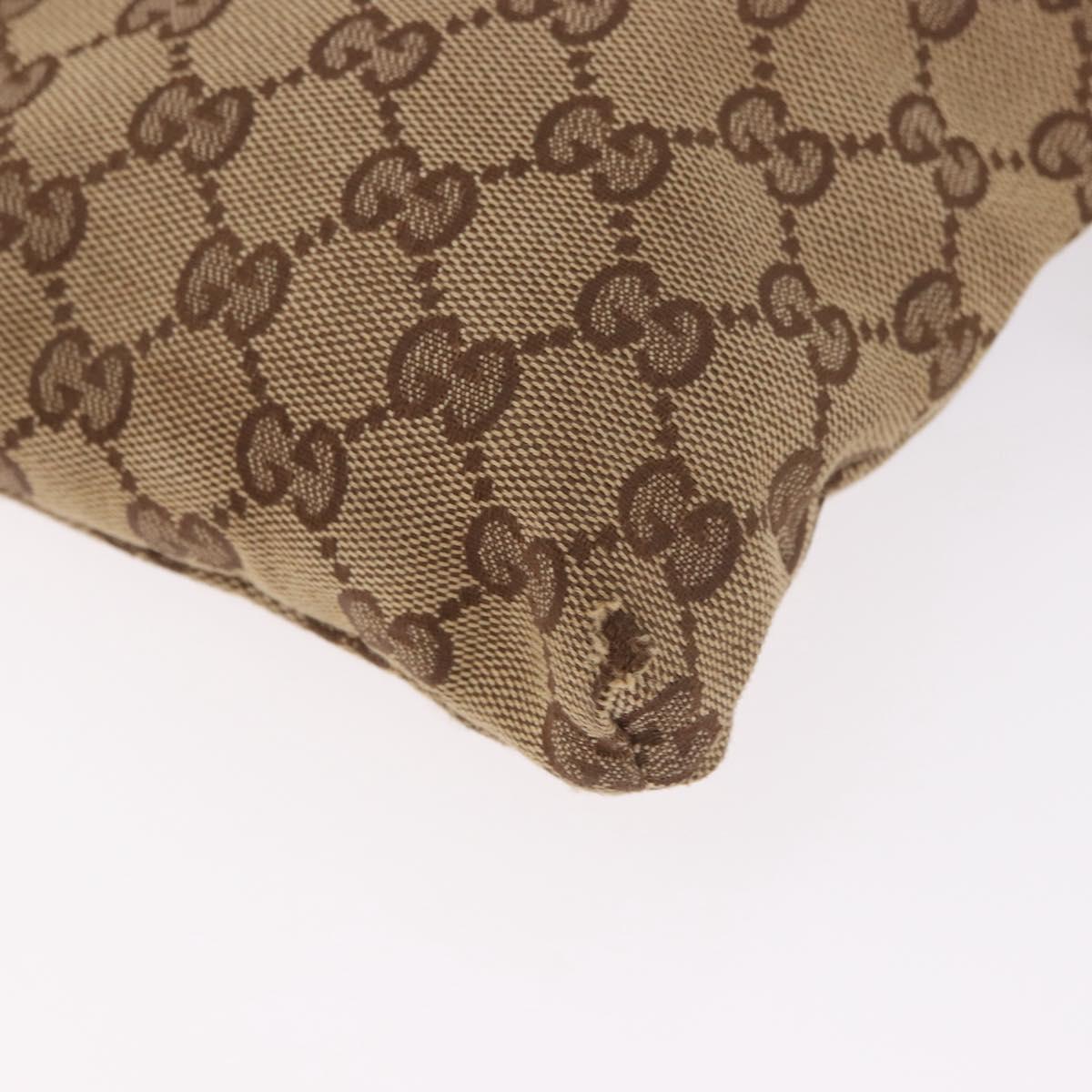 GUCCI GG Canvas Waist bag Beige 28566 Auth 188050