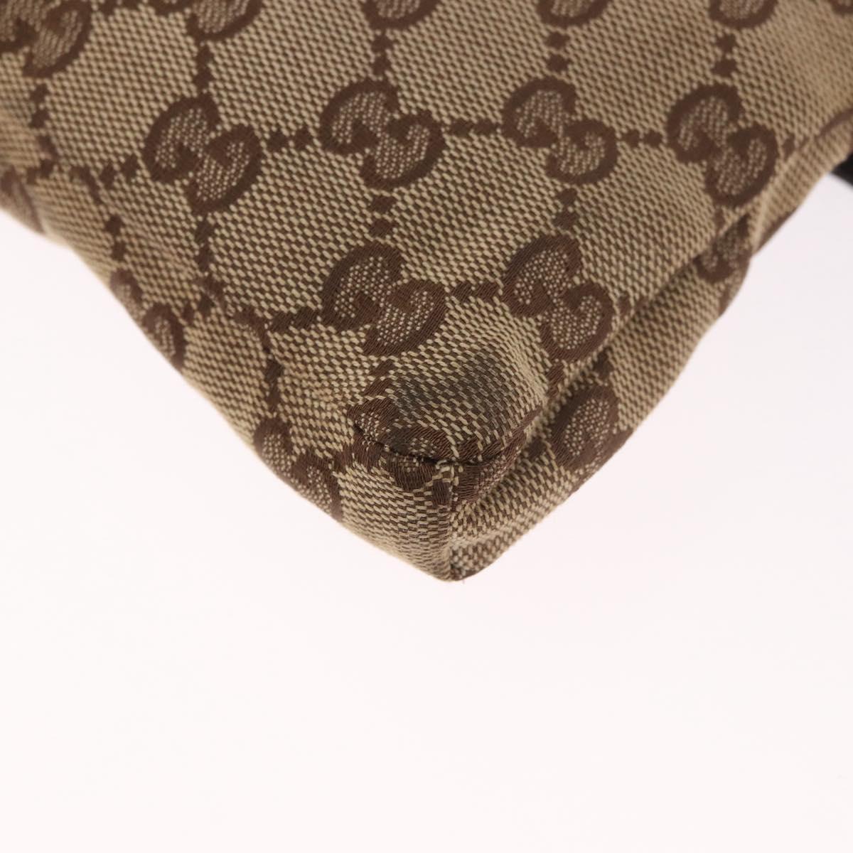 GUCCI GG Canvas Waist bag Beige 28566 Auth 188050