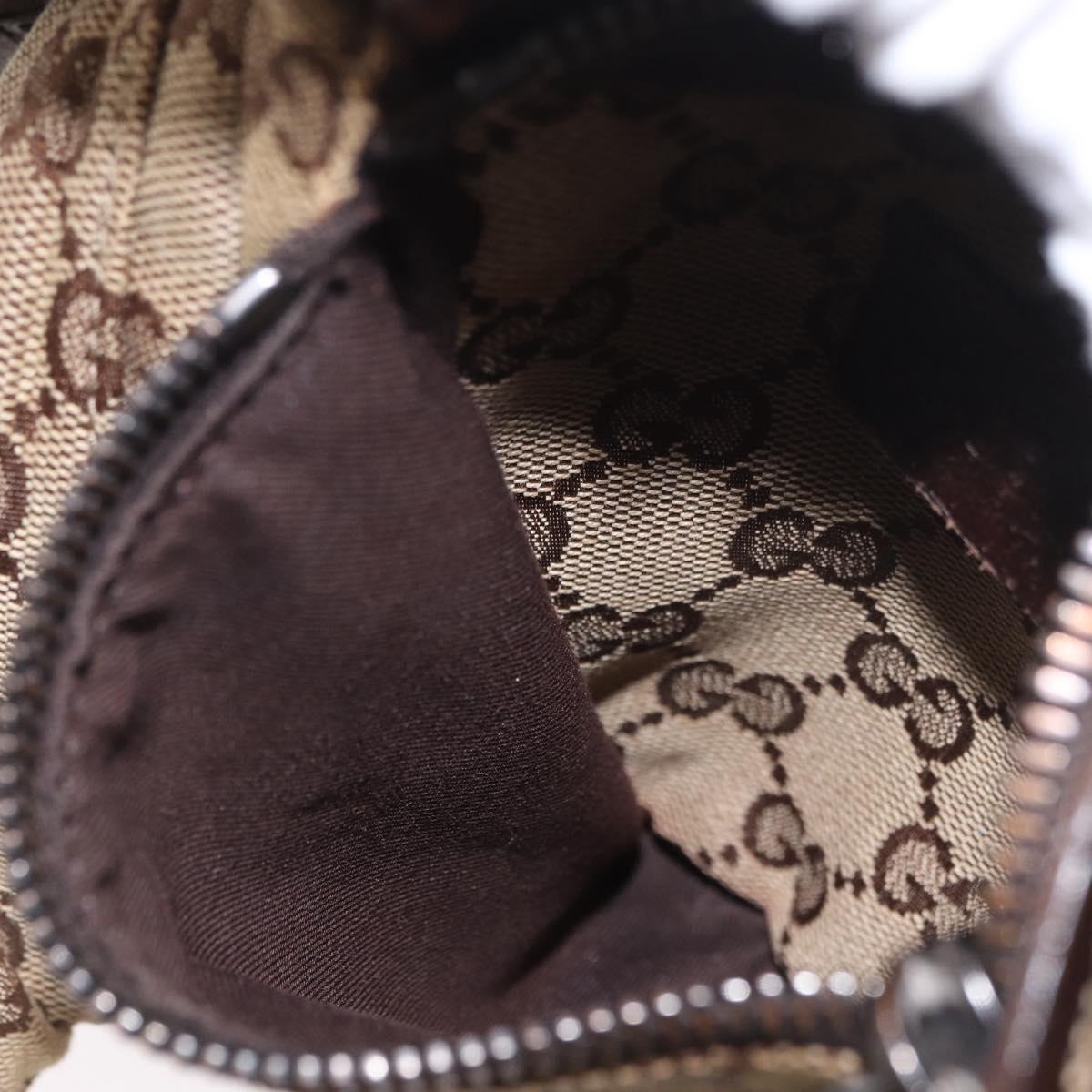 GUCCI GG Canvas Waist bag Beige 28566 Auth 188050