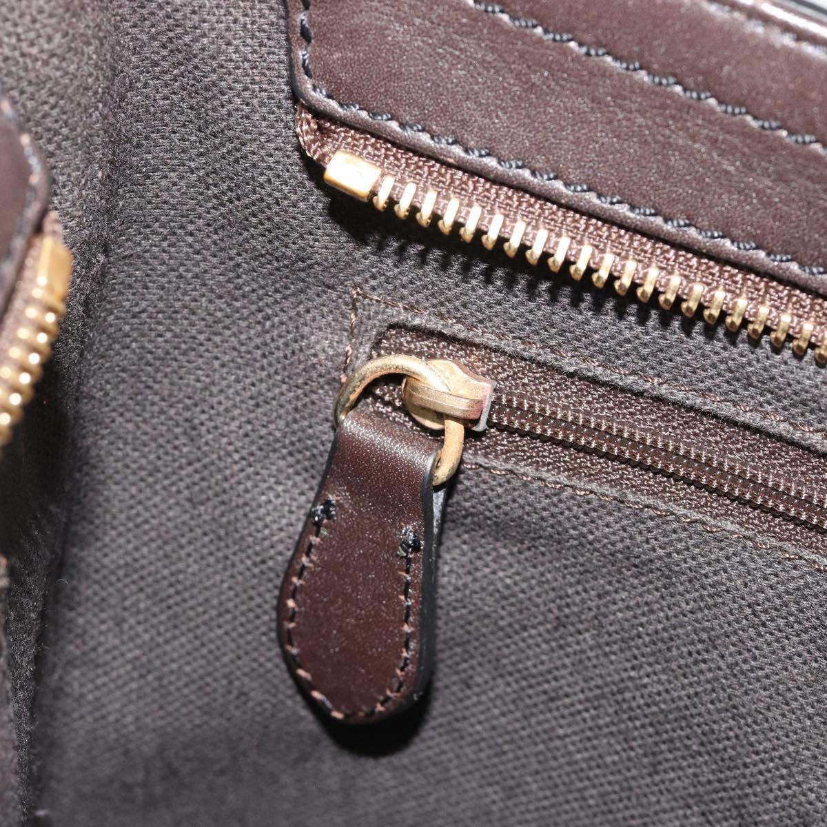 BURBERRY Nova Check Shoulder Bag Canvas Beige Auth 188055A