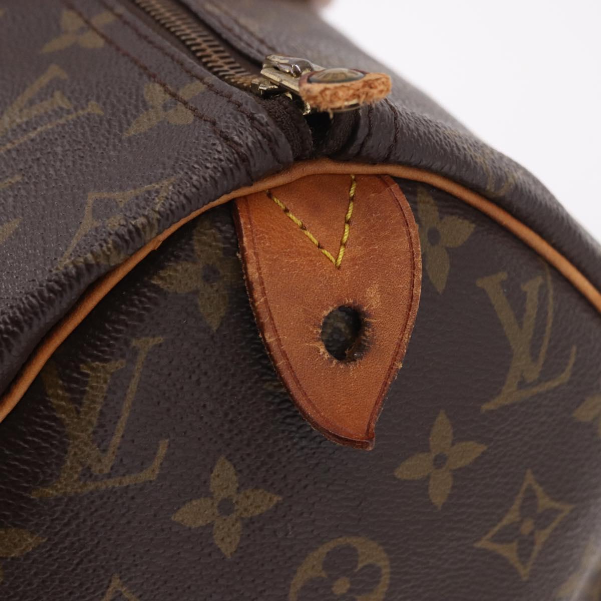 LOUIS VUITTON Monogram Speedy 40 Hand Bag M41522 LV Auth 188058