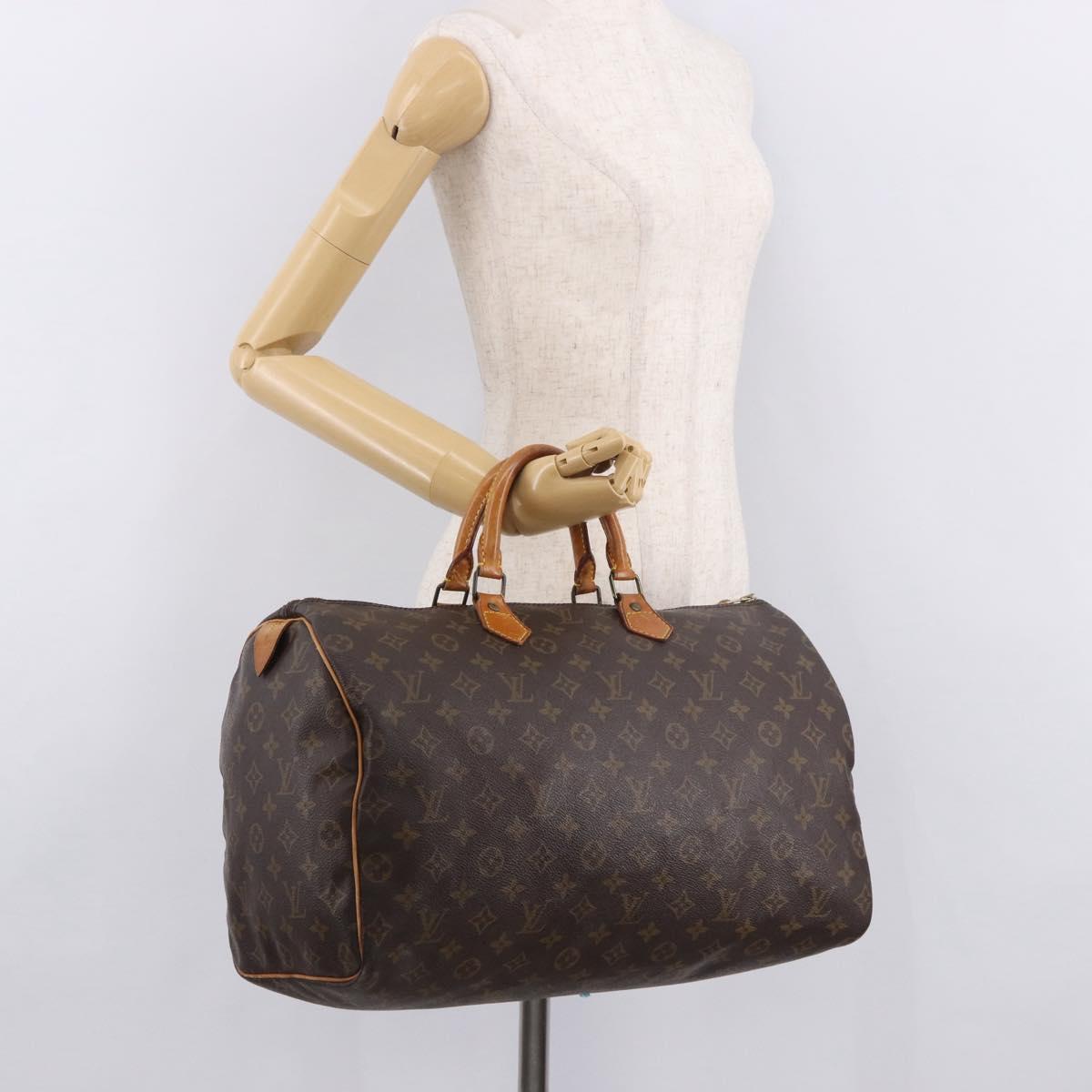 LOUIS VUITTON Monogram Speedy 40 Hand Bag M41522 LV Auth 188058