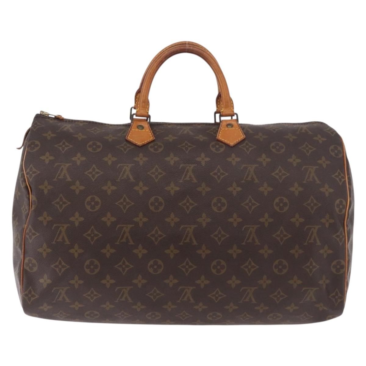 LOUIS VUITTON Monogram Speedy 40 Hand Bag M41522 LV Auth 188058